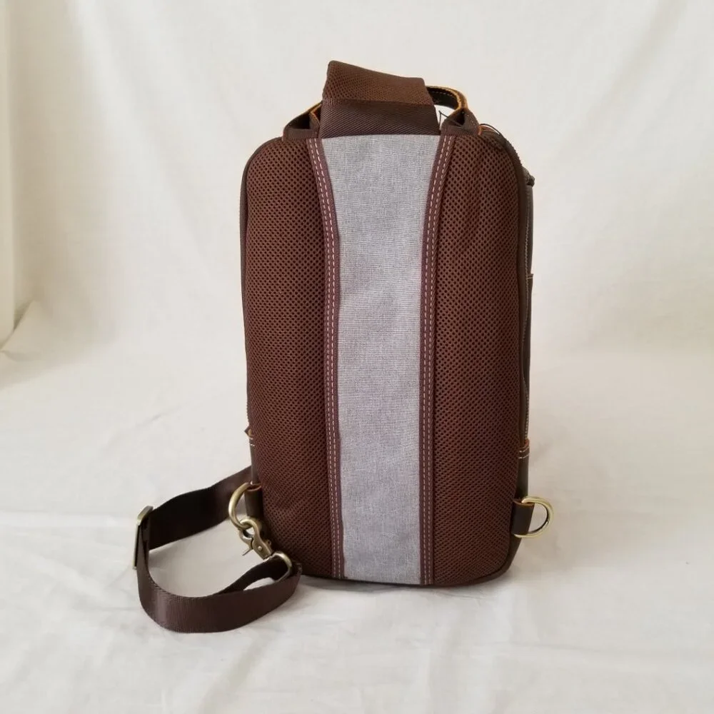 NEW! Star Vista Cowhide Leather Shoulder/Crossbody Bag with Metal Zippers/Hdwr